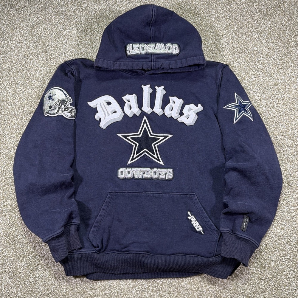 Vintage Dallas Cowboys Hoodie Size Large Patched Y2K Style Essentials